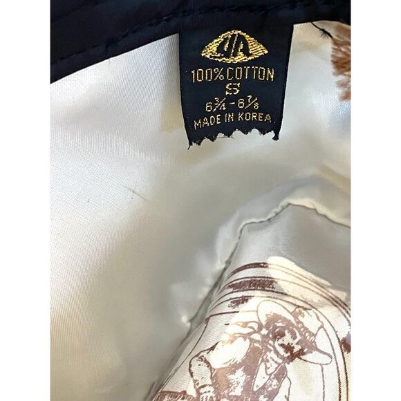 Duke Coll Denim Cowboy Hat The Duke Collection S 6 3/4-6 7/8 Embroidered Band - Picture 9 of 9